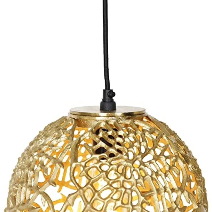 Qazqa Pendelleuchte Maro, ohne Leuchtmittel, E27, Gold/Messing, Art Deco, Aluminium, 1-flammig – Bild 5