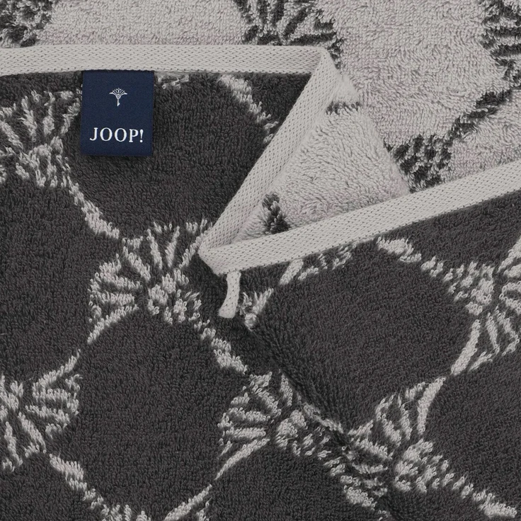 2 Stück Joop! Handtuch Cornflower 1721-77 platin 50x100 – Bild 3