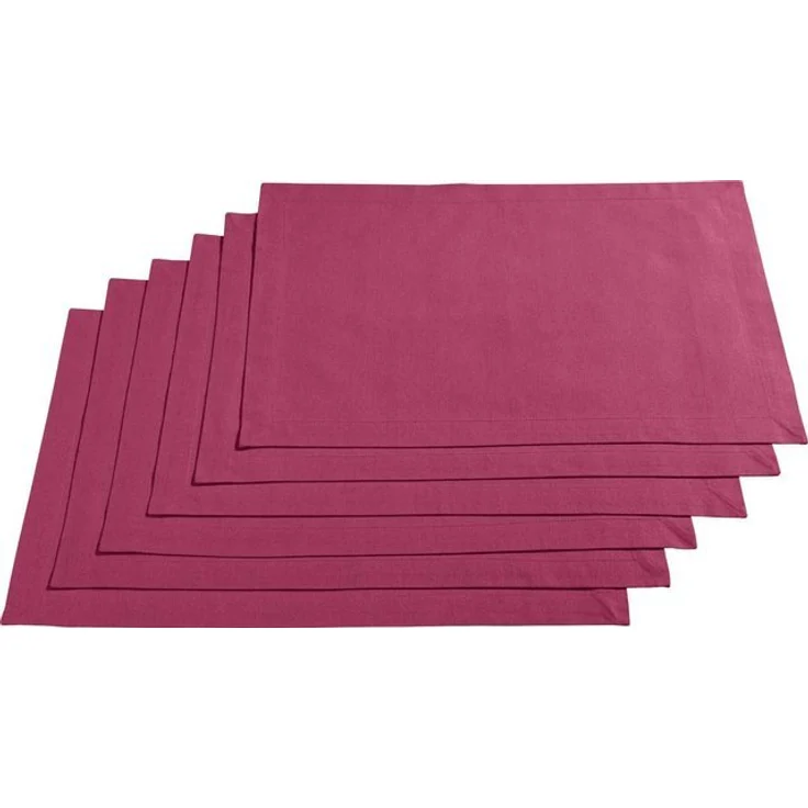 REDBEST Platzset Tischset "Seattle" 6er-Pack, Baumwolle Uni – Bild 4