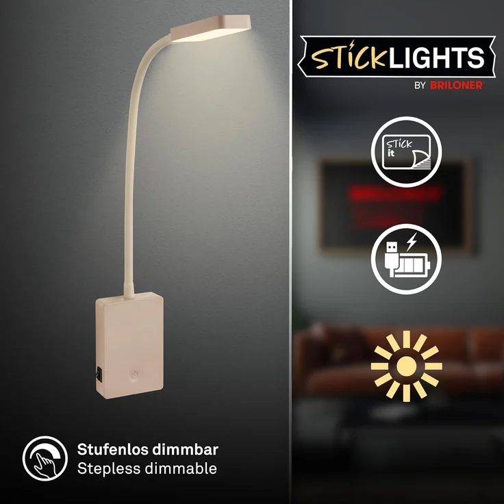 Briloner Leuchten LED Leselampe CIELO 2361011 – Bild 2