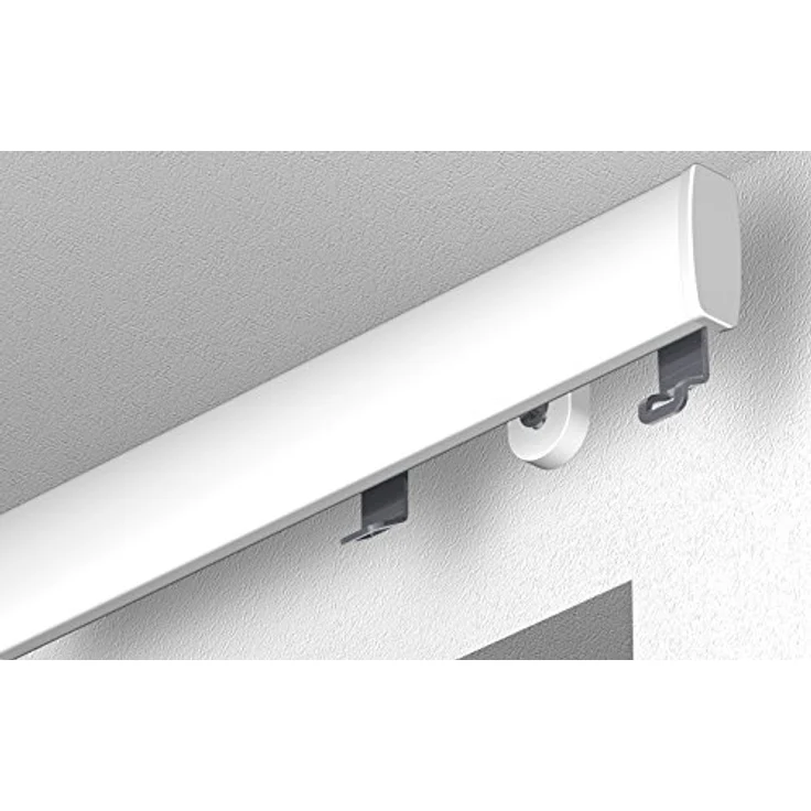 Garduna Gardinenschiene Garduna SmartGlide!, Gardinenschiene weiß, 1-läufig, Aluminium – Bild 3