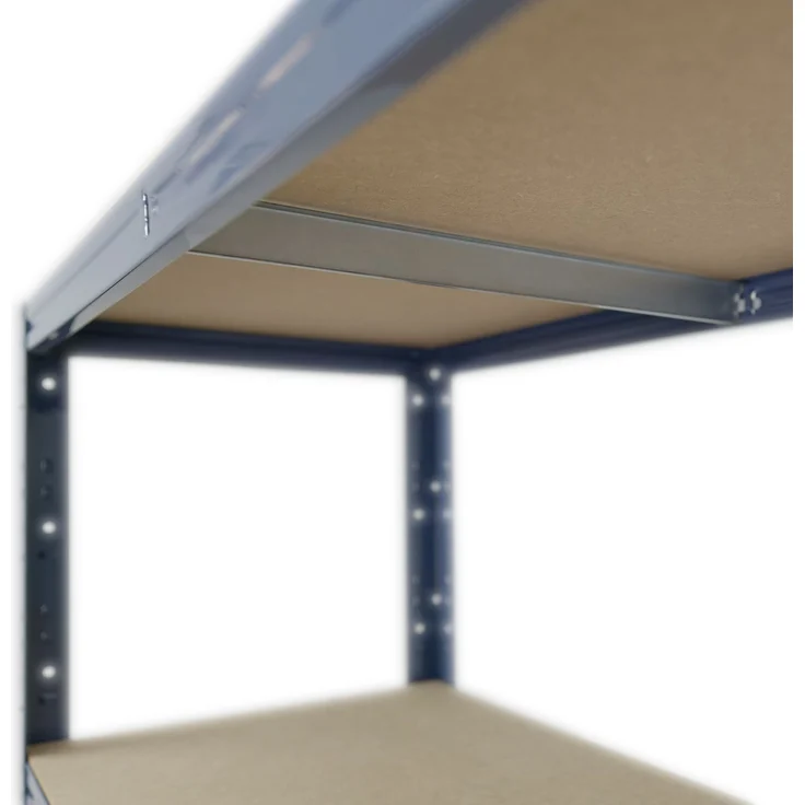 shelfplaza HOME 90x120x30 cm Schwerlastregal in blau mit 4 Böden und 175 kg Traglast pro Boden – Bild 2