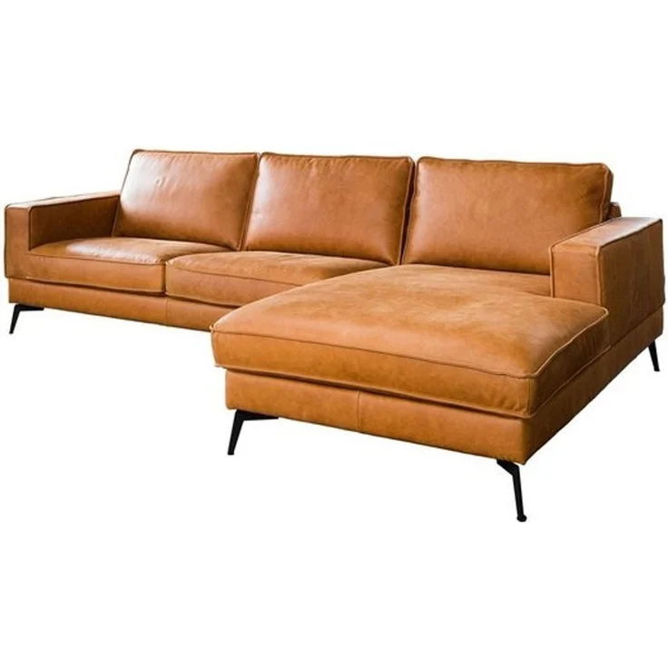 KAWOLA Ecksofa BLOOM, Couch L-Form rechts oder links Leder verschiedene Farben 276x177 cm – Bild 4