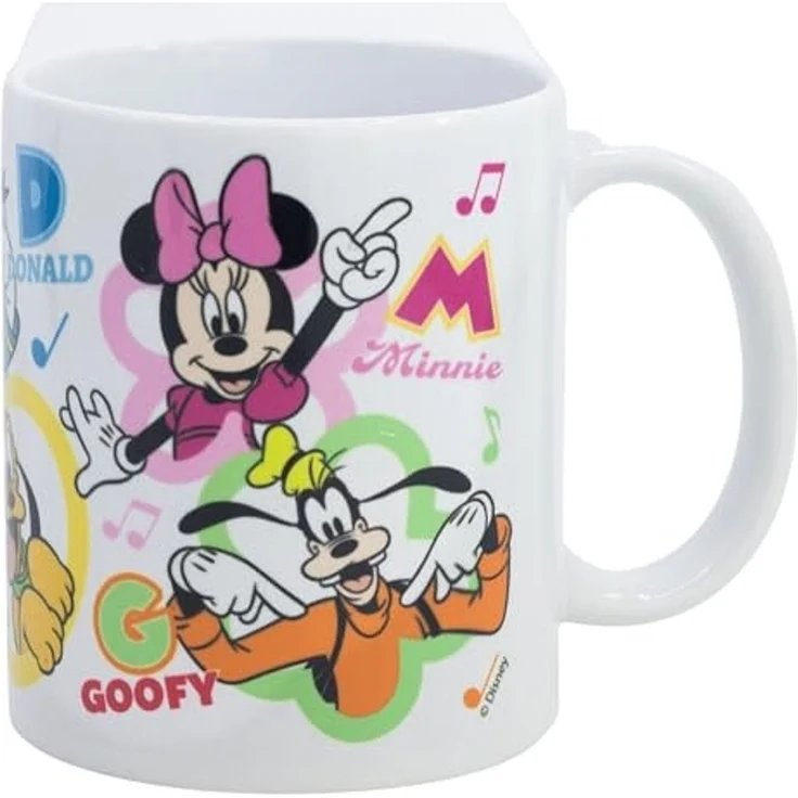 Tasse mit Disney Mickey Mouse & Freunde Motiv ca. 325ml aus Keramik Musical 11oz – Bild 1