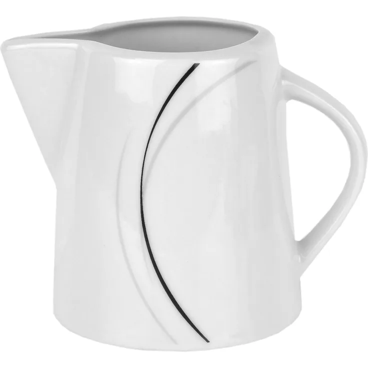 Milchkännchen Phönix 220ml Porzellan weiß mit Dekor