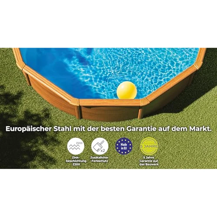 Pacific Stahlwandpool Rund Ø 350 x 120 cm – Bild 2