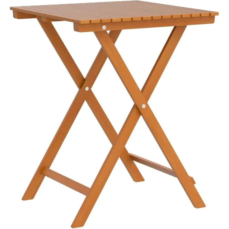 Spetebo Klapptisch Akazienholz Beistelltisch ALAMEDA klappbar - 55 cm (Stück, 1-St, Balkontisch), Holz Garten Balkon Tisch – Bild 3