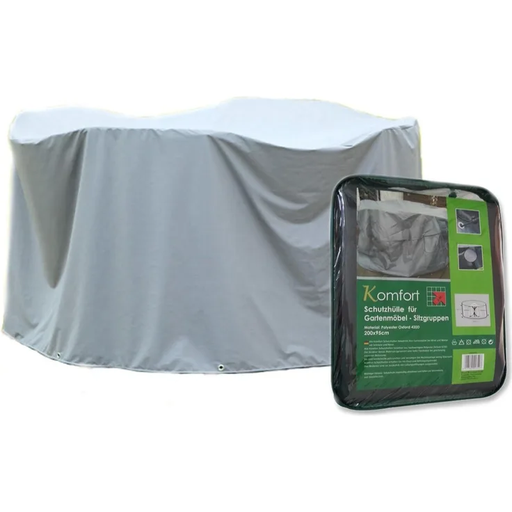 Westerholt - Komfort Schutzhülle für Gartenmöbelgruppe H95cm ø200cm robust & strapazierfähig