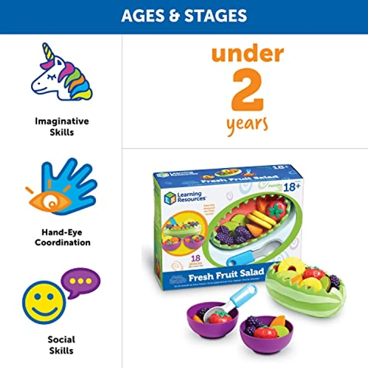 Learning Resources New Sprouts Frischer Obstsalat, Vorschul Rollenspielzeug – Bild 6