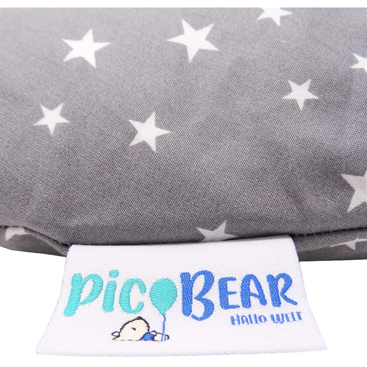 pic Bear Nackenkissen 100 cm x 21cm, ergonomisch - anschmiegsam, Sterne weiß citadel : Sterne weiß citadel – Bild 3