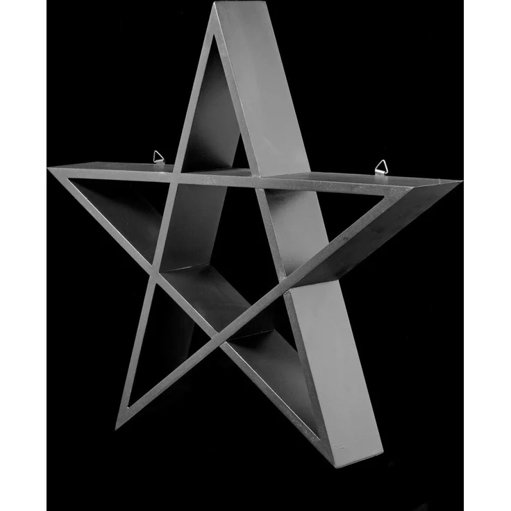 Figuren Shop GmbH Wandregal Wandregal - Schwarzes Pentagramm - Gothic Deko – Bild 3