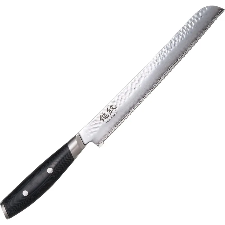 Yaxell Tsuchimon Brotmesser 23 cm Hammerschlag