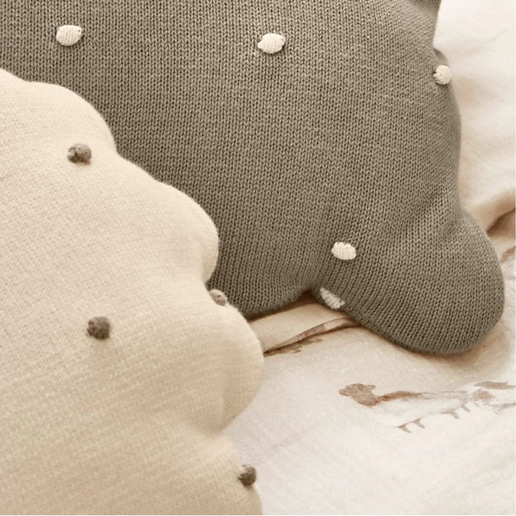 Mirabeau Dekokissen Kissen 2er Set Saphie creme/braun – Bild 3