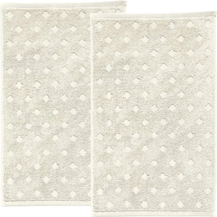 Erwin Müller Walk-Frottier "Baden-Baden" 2er-Pack, Natur, Gästetuch 2er | 30x50 cm