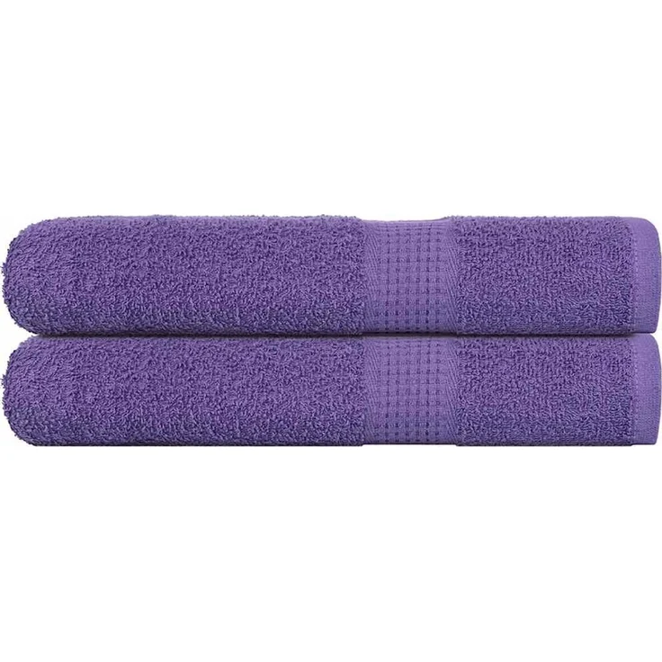 vidaXL Saunatücher FROGN 2 Stk. Lila 80x200 cm 360 g/m² 136887 – Bild 1