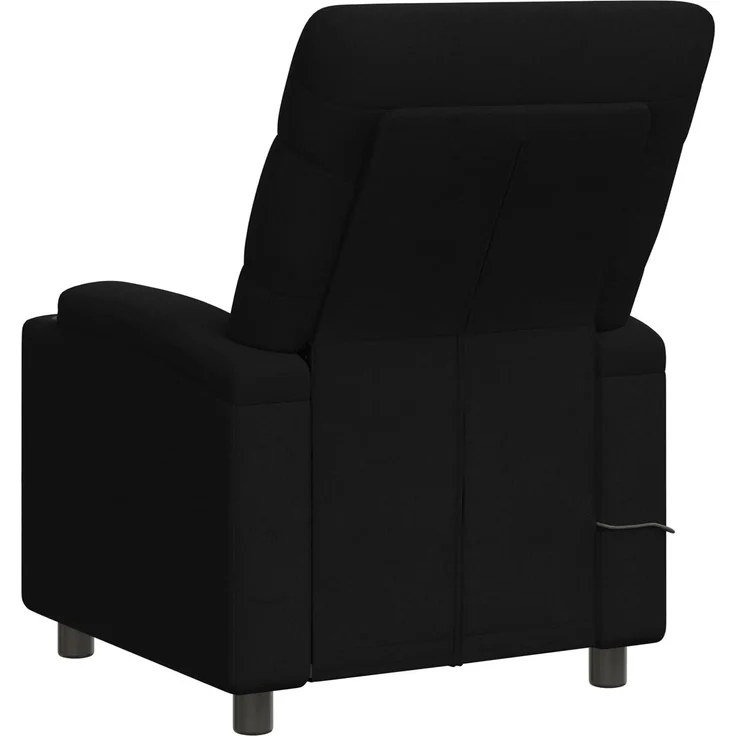 vidaXL Massagesessel mit Liegefunktion Schwarz 75 x 95 x 103 cm Stoff 42051212 – Bild 8