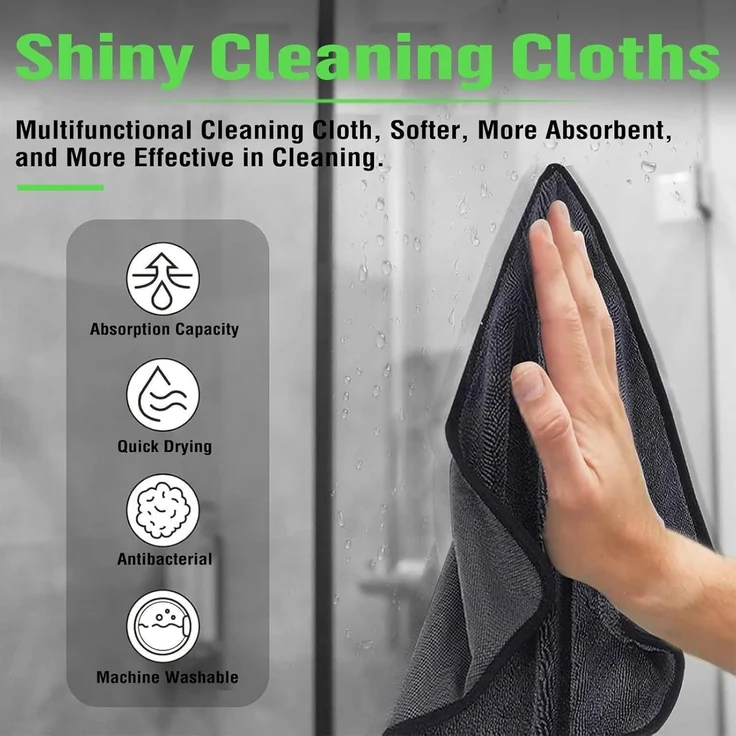 Shiny Bath XXL Mikrofasertuch Fast Dry Trockentuch 50x80cm 1 Stück – Bild 2