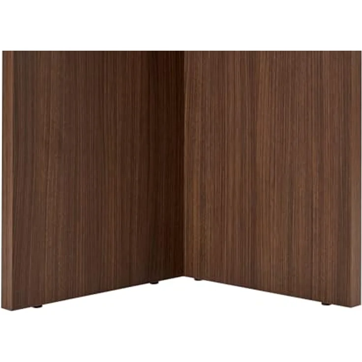 Modern Dining Table, 180 x 90 x 75 cm, Travertine & Walnut Colors | 100% Melamine Coated Particle Board, 25 mm Thickness | Stylish & Durable Design, Perfect for Contemporary Dining Spaces – Bild 11