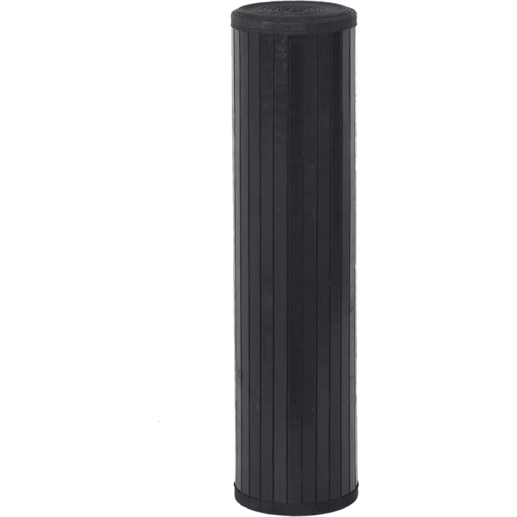 vidaXL Teppich Rechteckig Schwarz 80x300 cm Bambus 376912 – Bild 3