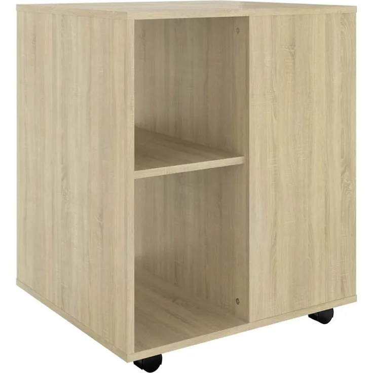 vidaXL Rollschrank Sonoma-Eiche 60x53x72 cm Holzwerkstoff 808461