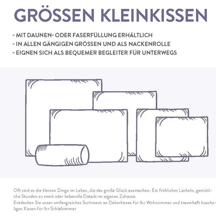 Schlafstil Baumwollkissen F400, Füllung: 100% Polyester, Bezug: 100% Baumwolle, hergestellt in Deutschland, allergikerfreundlich – Bild 3