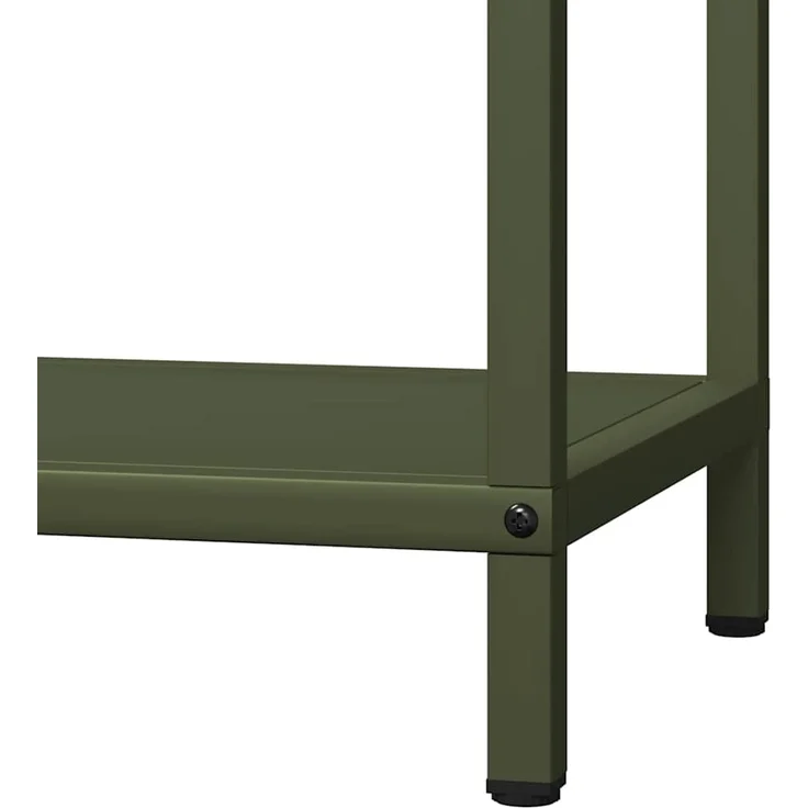 vidaXL Brennholzregal Olivgrün 40x25x60 cm Kaltgewalzter Stahl 864294 – Bild 7