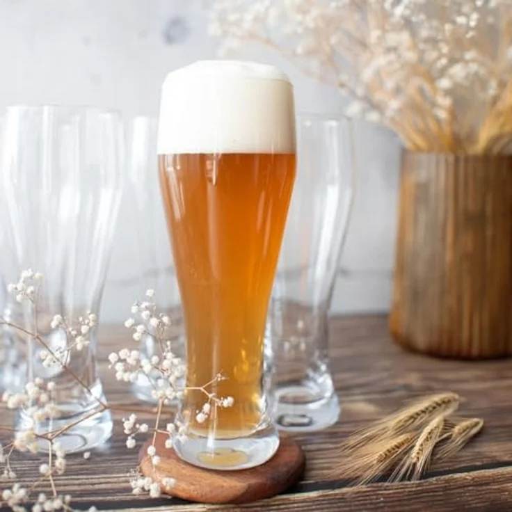 6 Weizengläser 0,5L (max. 580ml) Biergläser Bierglas Weissbiern Weissbierglas Weizenbierglas – Bild 2