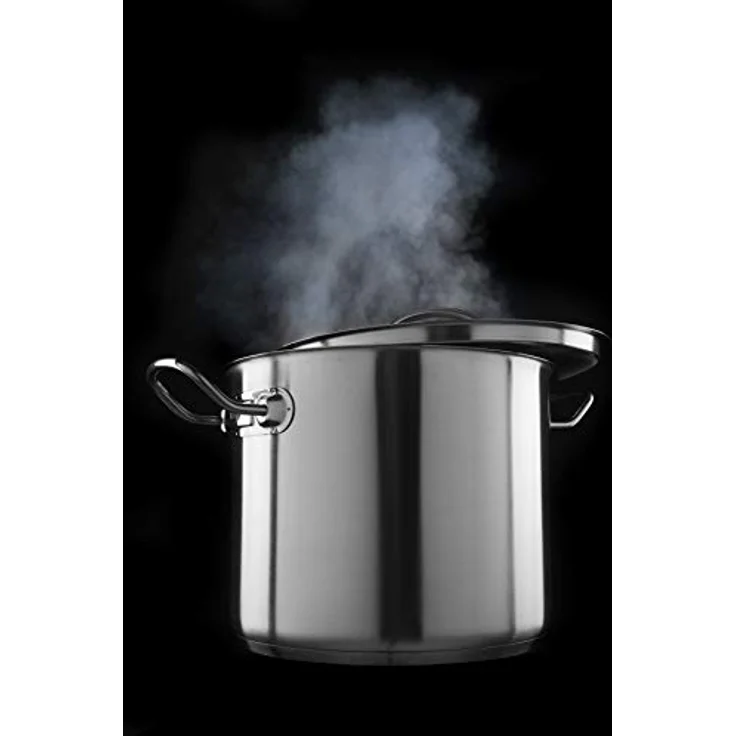 HENDI Gemüsetopf - mit Deckel, Kitchen Line, 21L, ⌀320x(H)270mm – Bild 3