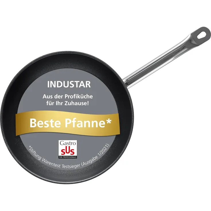 Schulte-Ufer 'DIAMAS-PRO Industar' Bratpfanne, beschichtet, Edelstahl, 28 cm