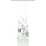 HOME WOHNIDEEN Schiebegardine 84096 ABANIO Schiebegardine rec. Polyester, 245x60 cm, halbtransparent (1 St), Paneelwagen, transparent, Polyester (recycelt) Polyester