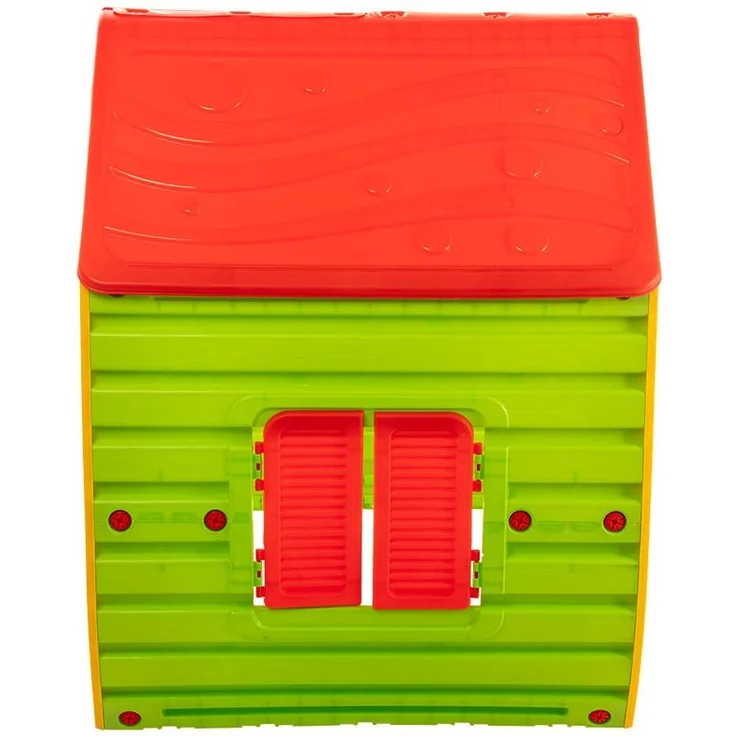 Starplast 'Magical House' Spielhaus, ab 2 Jahren, 102 x 90 x 109 cm, rot/grün/gelb – Bild 6