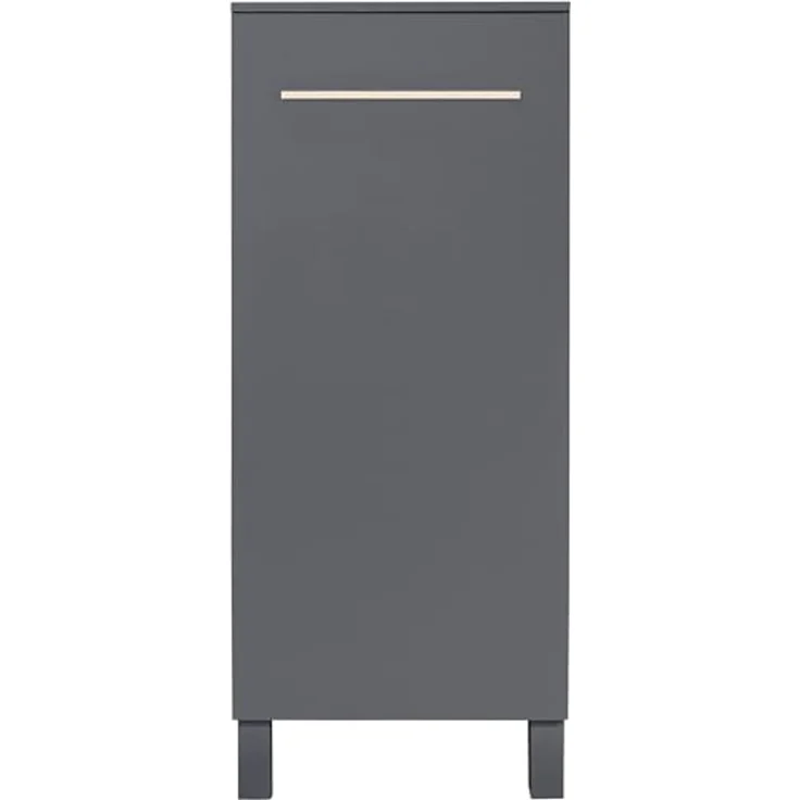 Kühlumbauschrank >Benedicto< in anthrazit / Sonoma-Eiche - 60x139x60 (BxHxT) – Bild 3