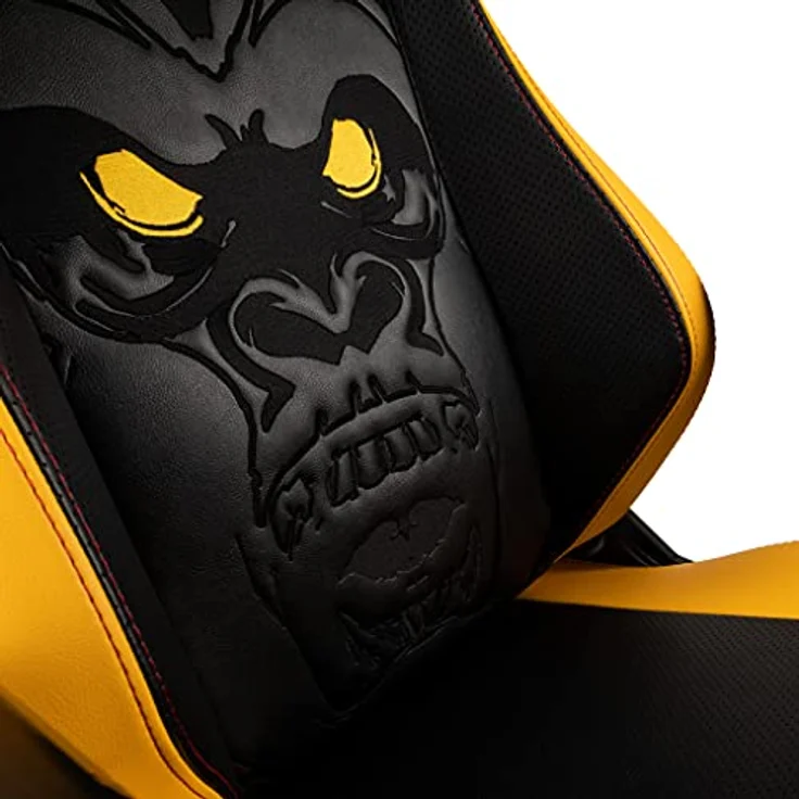 noblechairs HERO Gaming-Stuhl - Far Cry 6 Special Edition, PU-Kunstlederbezug in Schwarz und Gelb, ergonomisch verstellbar, bis 150 kg belastbar – Bild 7