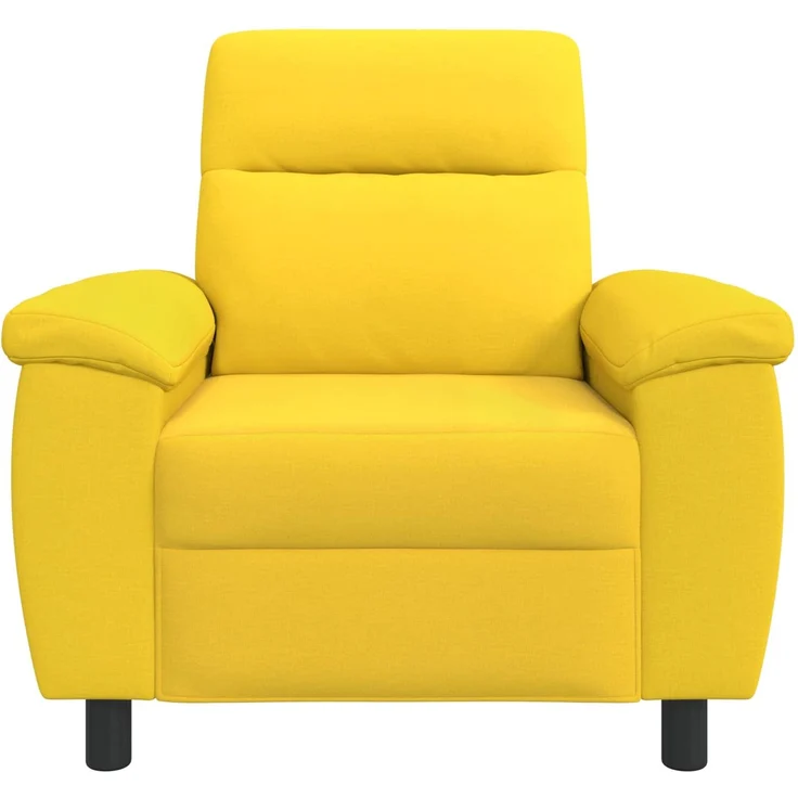 vidaXL Sofa Helles Gelb 95 x 90 x 95 cm Stoff 42040905 – Bild 2