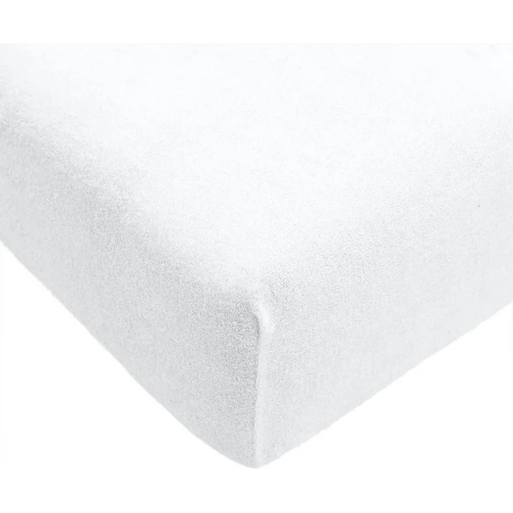 NatureMark Spannbettlaken Frottee Spannbetttuch, 80% Baumwolle / 20% Polyester, Gummizug: rundum, (1 Stück), Spannbetttuch in vielen Größen und Farben – Bild 3