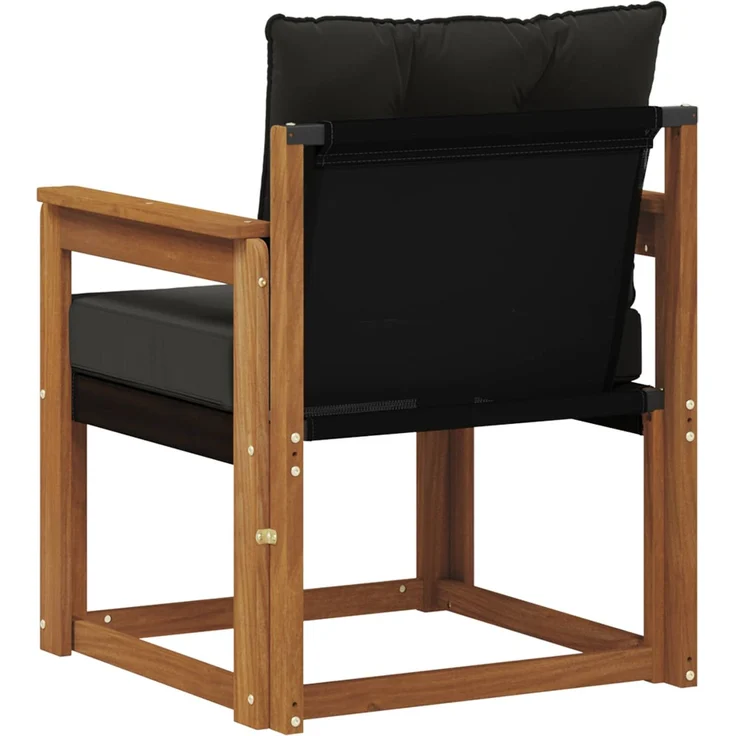 vidaXL 2 Stück Outdoor-Sofagarnitur Massives Akazienholz und Textilene 3436292 – Bild 6