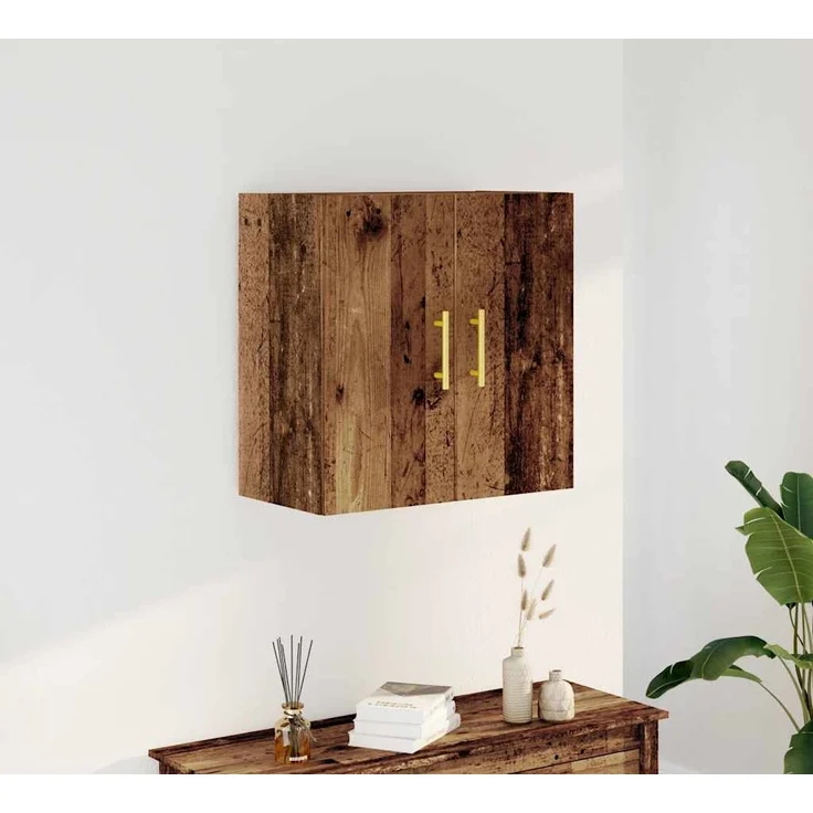 vidaXL Wandschrank Altholz-Optik 60x31x60 cm Holzwerkstoff 857300 – Bild 2