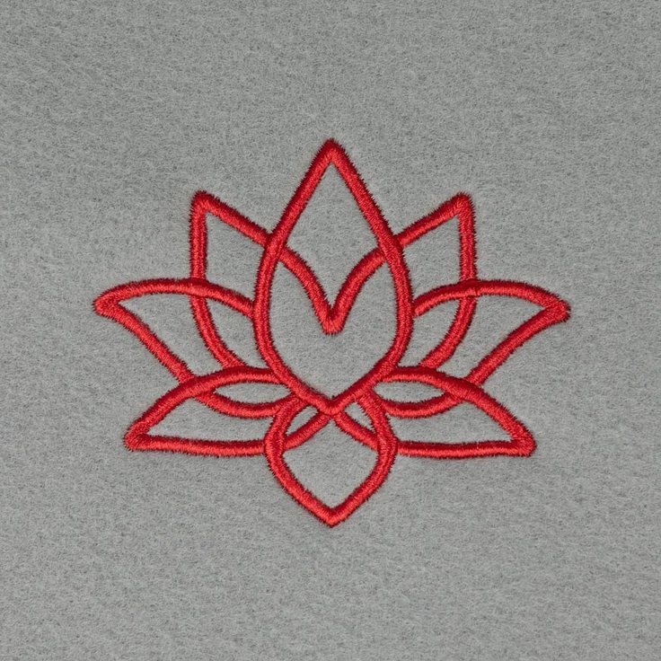 Wohndecke Yogadecke ASANA BLANKET grau/aubergine, bodhi – Bild 2