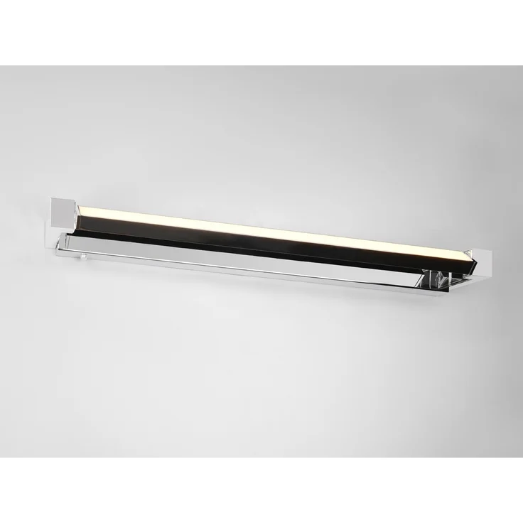Dimmbare LED Bad Spiegelleuchte FABRIZIO schwenkbar, Chrom Breite 80cm – Bild 9