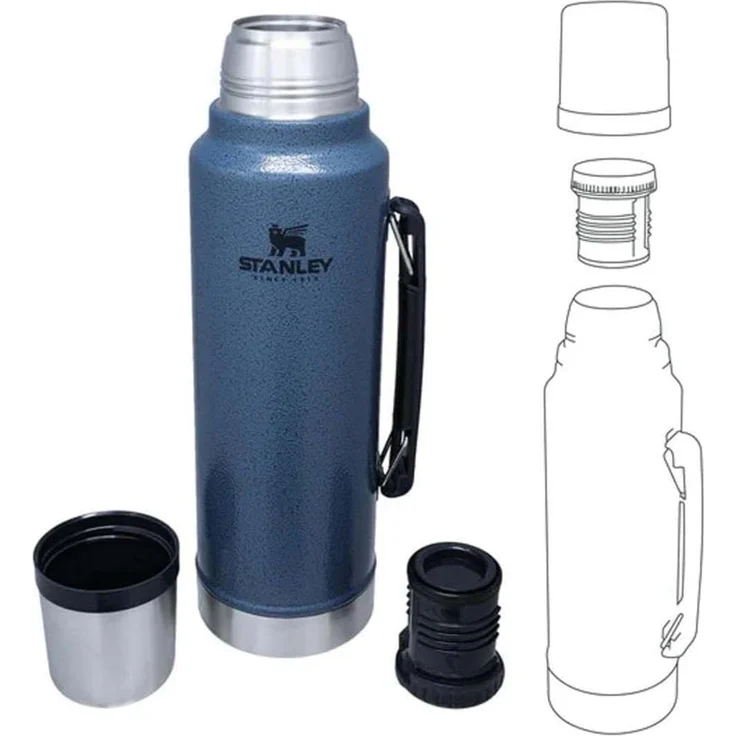 Stanley 'Classic Legendary' Thermosflasche, Edelstahl, 1l – Bild 5