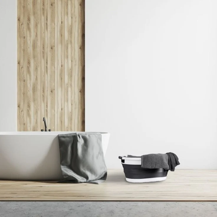 Faltbarer Wäschekorb 36 Liter – Bild 5