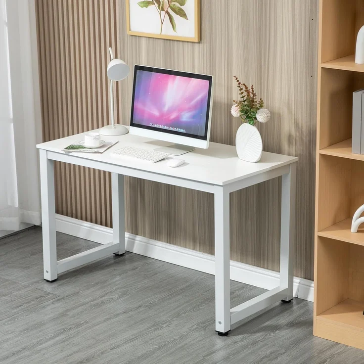 Thanaddo Arbeitstisch 60 x 120 cm Schreibtisch, Kleiner Computertisch, Bürotisch für Büro – Bild 8