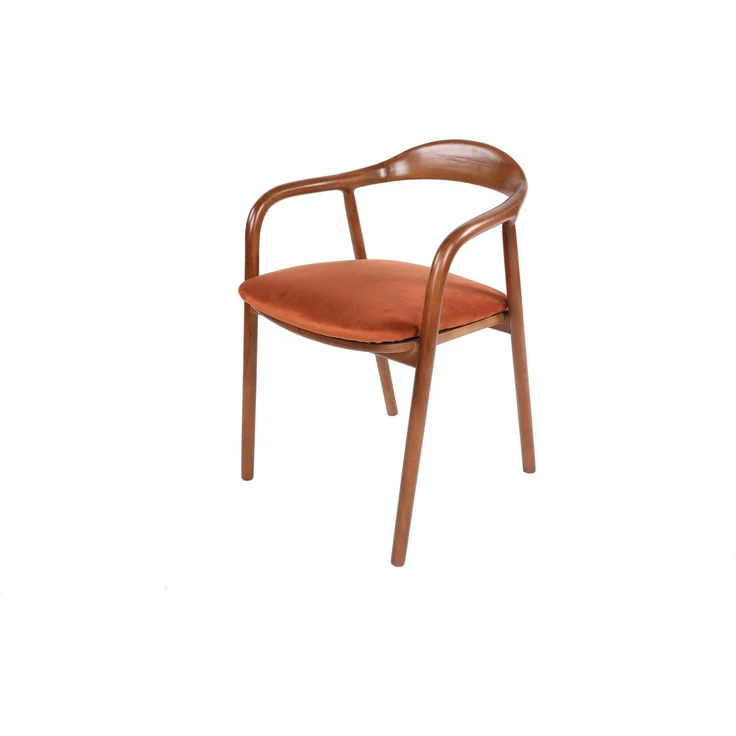 Skye Decor 'PA - 033' Stuhl, Ziegelrot, 52 x 77 x 51 cm – Bild 1