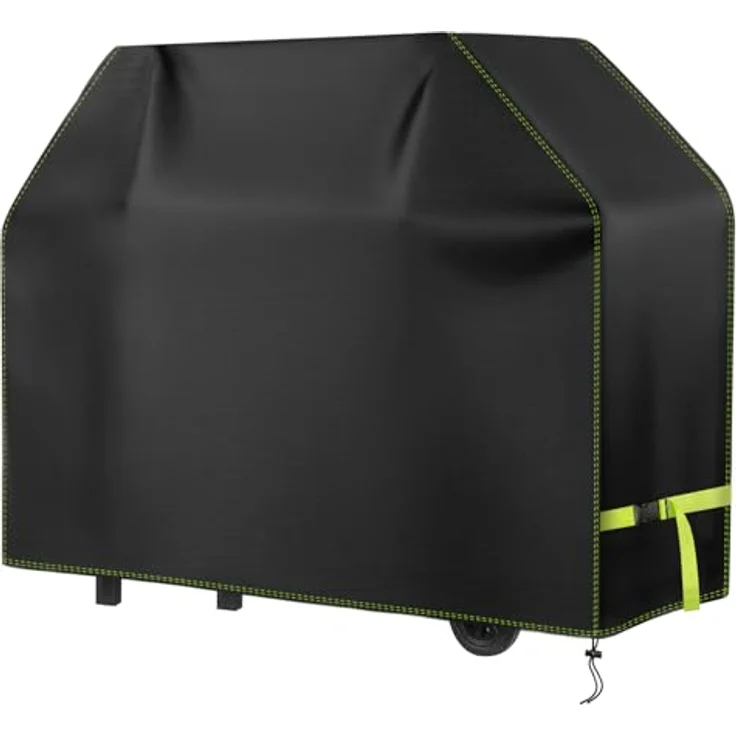 Grill Abdeckhaube, VDISRR Wetterfest Grillabdeckung, 420D Oxford Gasgrill Abdeckplane, Wasserdicht Grillschutzhülle, 100 x 60 x 110 cm, Reißfest, UV, Schutz Grill vor Verblassen, Rost und Schimmel – Bild 2