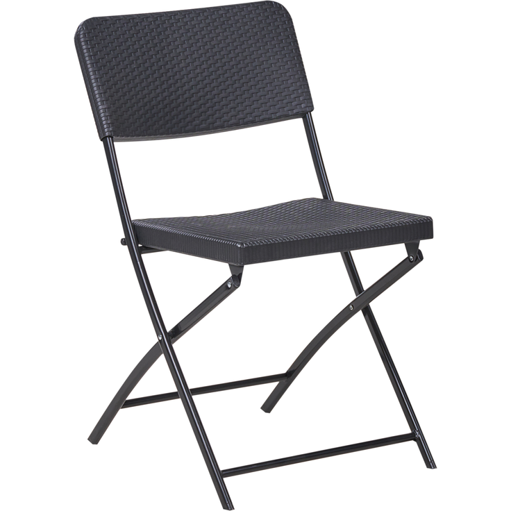Bistro Set klappbar TRAPPETO Schwarz – Bild 4
