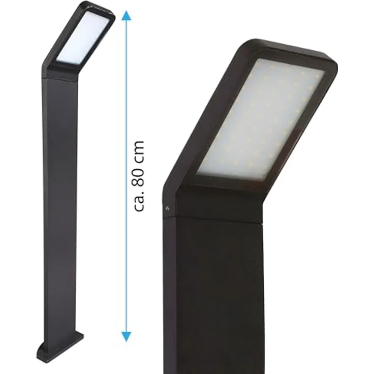 Maxkomfort Außen-Stehlampe 337-800, ohne Bewegungsmelder, LED fest integriert, 3000K, Warmweiß, Außenleuchte – Bild 3