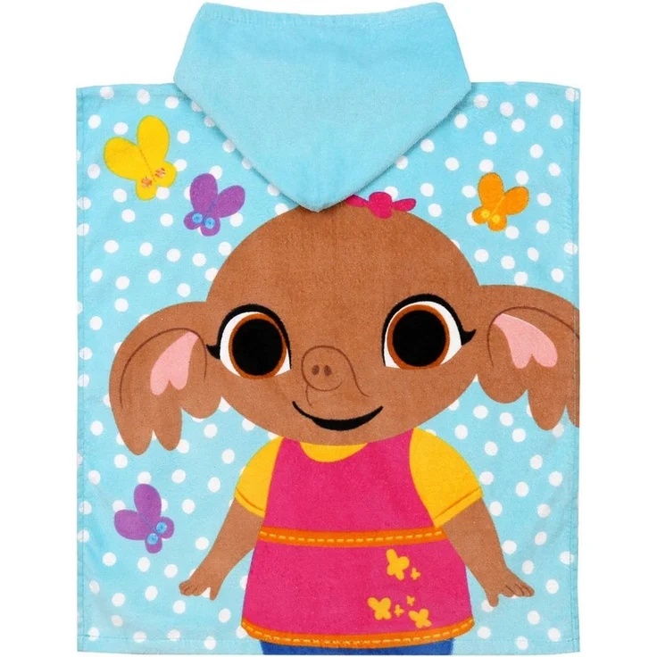 Bing Badetücher Bing Kinderhandtuch, Poncho mit Kapuze 50x115 cm – Bild 3