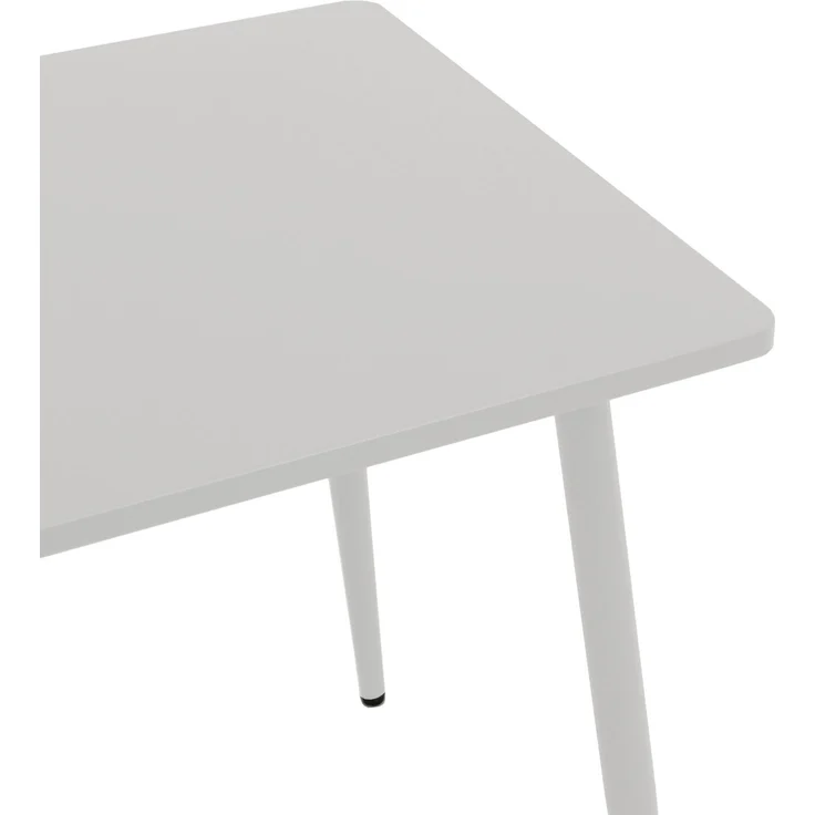 DEGAMO DENVER Bistrotisch, Stahl, weiss, 70x70cm – Bild 3