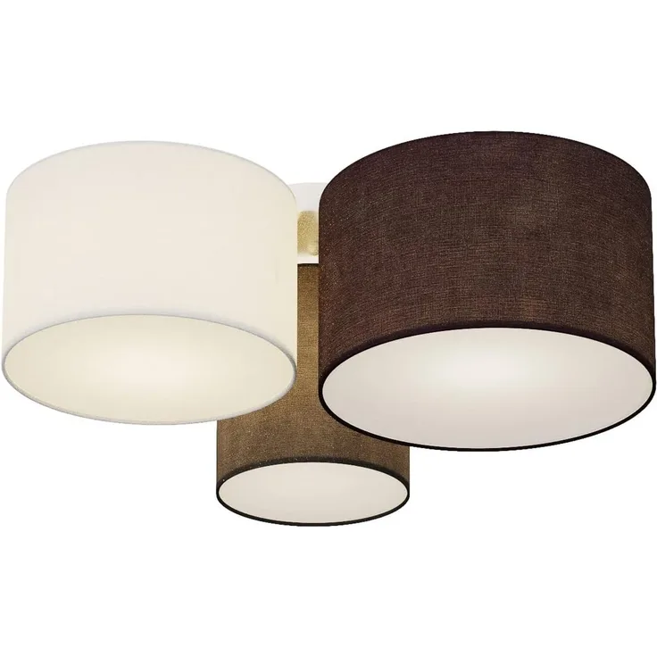 Lindby Deckenleuchten Laurenz, Alu IP20, 3 x 15 W