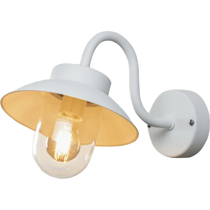 KONSTSMIDE No. 417-250 Aussenwandleuchte Vega Mini 1-flammig E27 weiß IP44 – Bild 2
